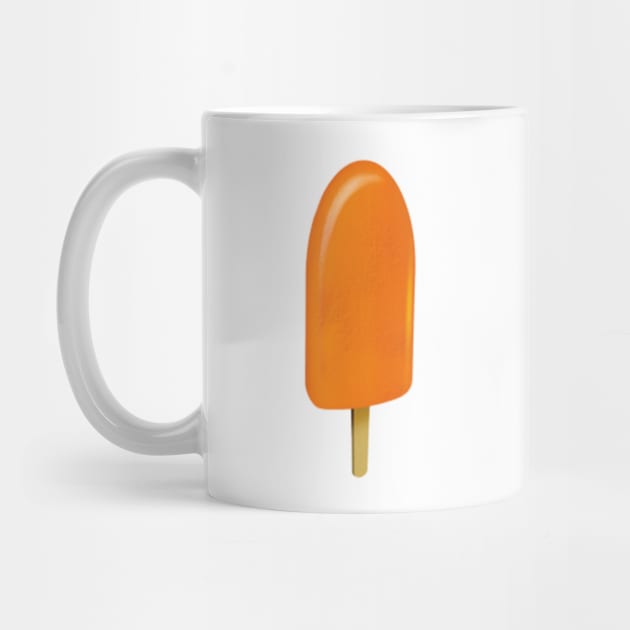 Orange single popsicle by gaeldesmarais